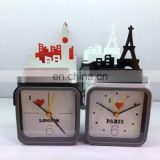 Silicon alarm clock with london city on top unique wholesale gifts