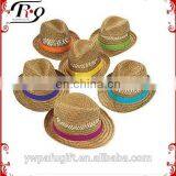 Summer Straw Band Fedoras Hat