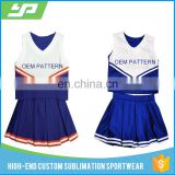 Customized cheerleading crop tops spandex cheering-section uniforms teamwear