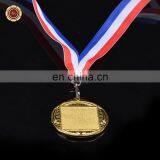 Wr New Design Quality 24k Gold Foil Medal Wholesale Metal Custom Medal With Free Ribbon for Awards Ceremony thumbnail-2