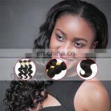 New style good quality virgin remy Black woma hair extensions free sample free shipping