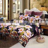3D Flowers Bedding Set Reactive Printing 100% Polyester Tiger Duvet Cover Set thumbnail-3