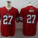 Buffalo Bills #27 White Red Jersey