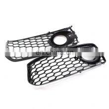 Car Parts For Audi A5 S-Line S5 B8 RS5 Style Honeycomb Fog Light Lamp Cover thumbnail-2