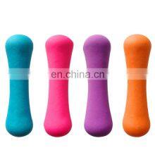 Wholesale Cheap Round Color Vinyl Neoprene Coated Weightlifting Rubber Dumbbell Set thumbnail-2