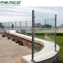 Morden Handrail Design Clear Glass Indoor ASTM Stair Stainless Steel Handrail thumbnail-2