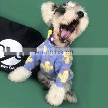 Low MOQ 2022 Manufactures Supplier Customize Knitted Cat Dress Branded Winter Luxury Designer Christmas Pet Clothes thumbnail-2