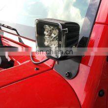 A-pillar Led Driving Light Work Light With Holder Bracket for Jeep jk