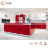 Foshan wholesale customed wood textured kitchen cabinet