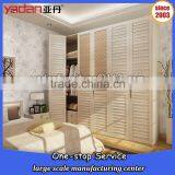 Wooden 3 Doors Wardrobe Closet,wood Wardrobe With Louvered Doors,wardrobe Cabinet Designs Quality Choice thumbnail-2