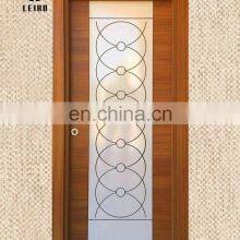 Wholesale Customized Excellent Soundproof Modern MDF Wooden Door With Glass thumbnail-5