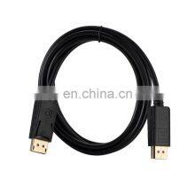 HDPE 8K DP to HD Video Spiral Cable Gold Plated DisplayPort Male To Male Coiled Spiral Cable