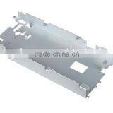 SPCC White Galvanized Sheet Metal Fabrication Support Bracket thumbnail-1