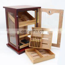 Популярный испанский кедровый деревянный гигрометр, кальянный увлажнитель, витрина для сигар, шкаф для сигар с ящиком thumbnail-2