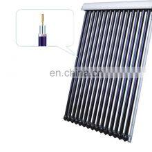 20 tubes evacuated solar collector for solar thermal projects