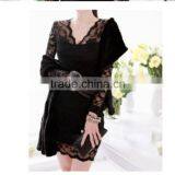V Collar Fashion Dress Sexy Slim Evening Dress Sex Prom Dress thumbnail-2