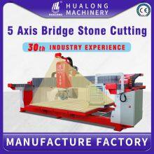 Factory Price HKNC450 4 Axis Bridge Saw Stone Cutting Machine for Marble Granite Slab Tiles thumbnail-1