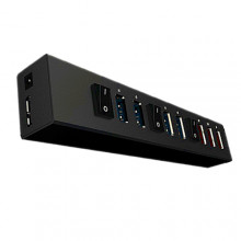 7 in 1 Aluminium Alloy USB Hub USB 3.0 Docking Station Extender Adapter for Computer Accessories thumbnail-3