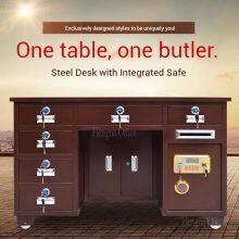 China Manufacturer Modern Office Safe Desk With Dual Authentication – Password + Fingerprint + Emergency Key, Grey/White/Bronze Options thumbnail-1