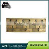 Fashionable Creative Rural Natural Wooden Wall Art Decor With Clips & Hooks thumbnail-1