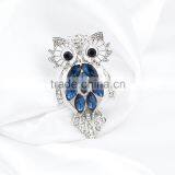 Beautiful Elegant Crystal Owl Rhinestone Brooches Fashion Hot Selling Animal Brooch thumbnail-3