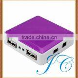 High Quality Square Shape Usb Hub 4 Port With Customized Logo
