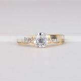 2016 Latest Design 18k Gold Plated 925 Silver Diamond Ring Wholesale thumbnail-4