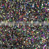 Modern Design Glitter Fabric ,cheap Glitter Leather for Walls and Shoes thumbnail-6