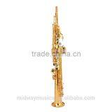 MSS-300 Gold Lacquer Soprano Saxophone From China Supplier thumbnail-2