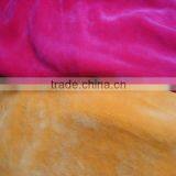 2016 New Fashion Polyester Spandex Plain Dyed Velour Fabric For Garment. thumbnail-5
