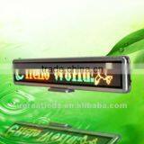 Tri-color USB Rechargeable Battery 128x16 Dots Mini Led Dot Matrix Message Board thumbnail-1