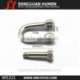 Stainless Steel Shackle Clasp , Round Head Screw d Shackle thumbnail-2