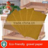 Eco-friendly gravel sand paper for pet bird