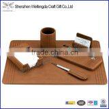 High Quality 6 Peices Leather Writing Set Desk Set