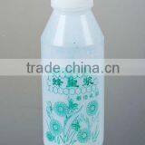 White Bottle for Peach Juice 550ml Plastic Peach Juice Squeeze Bottle thumbnail-1