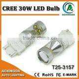 3157 760LM 12~24V Hot-selling High Power LED Bulb CREE XBD 30W LED thumbnail-2