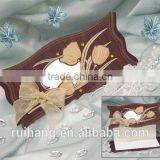 Individuality Wood Wedding Invitation Rose Card thumbnail-1