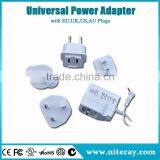 Travel Adapter Plug With EU, UK, Au, Us All in 1 Plug Adapter