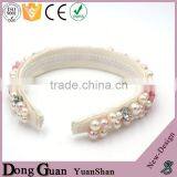 2016 New Design Elastic Headband Flower Hair Band Wholesale Custom Jeweled Hairband thumbnail-2