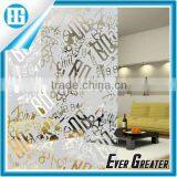 Wholesale Fashion Frosted Glass Sticker