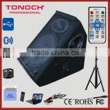 Good Sound Quality wood bluetooth speaker box with Usb Fm Bluetooth REMOTE CONTROL SD