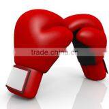 Premium Cowhide Leather Red Boxing Gloves thumbnail-3