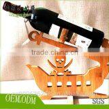 Different Shape Wine Bottle Holder/Bamboo Wine Rack/Wine Shelf thumbnail-5