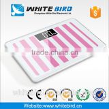 150kg/0.1kg electronic digital tempered glass bathroom body weighing scale