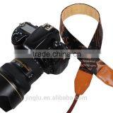 Leather Strap Shoulder Neck Blue Rose Flower Pattern For DSLR Camera LG-01 thumbnail-2