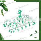 Folding Plastic Clothes Hanger(40pegs)-HMT3073