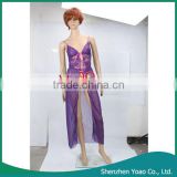 transparent Sexy Lingerie Wholesale Women Underwear Purple