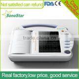 Sonostar Portable ECG 12 Leads ECG Machine, Electrocardiograph,Monitor SE-12B