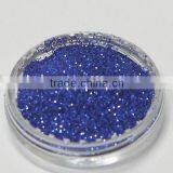 PET .008 Inch Dark Blue Solvent Resistance UV Resistance Glitter Powder thumbnail-1