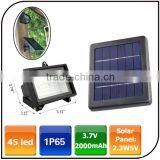 45 Led Garden Lamp Outdoor Waterproof Aluminum Solar Spotlight